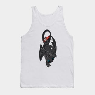 Toothless crawling, cute character how to train your dragon Tank Top